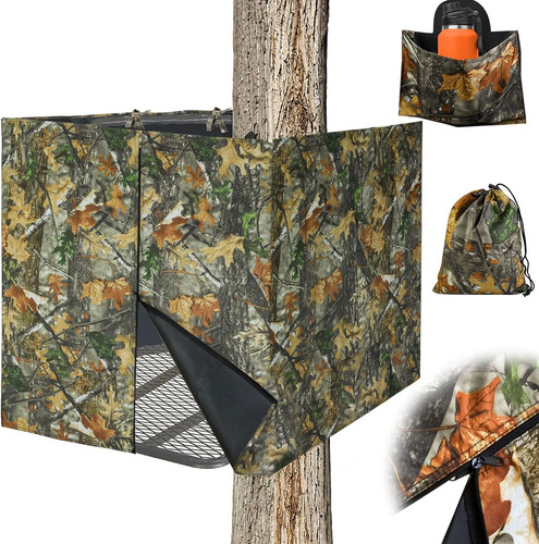 Hunting tree stand blind kit - tree,