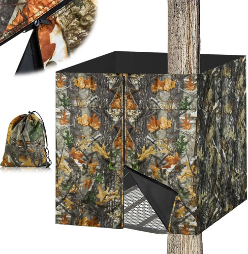 Hunting tree stand blind kit - tree,