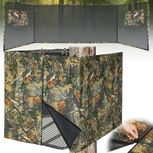 Hunting tree stand blind - tree,
