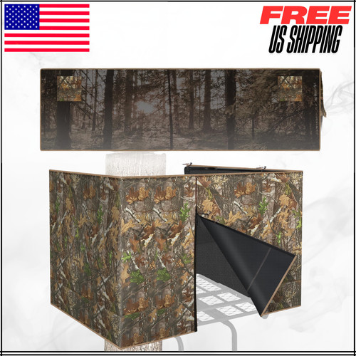See through hunting tree stand - through,