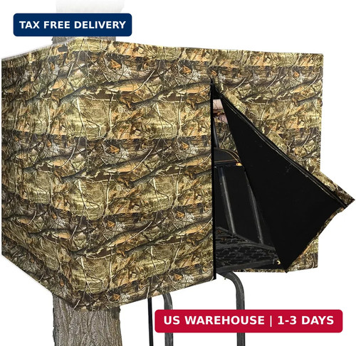 Tree stand blind kit - stand, deer