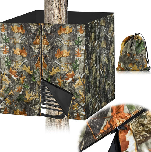 Large camouflage tree stand - camouflage,