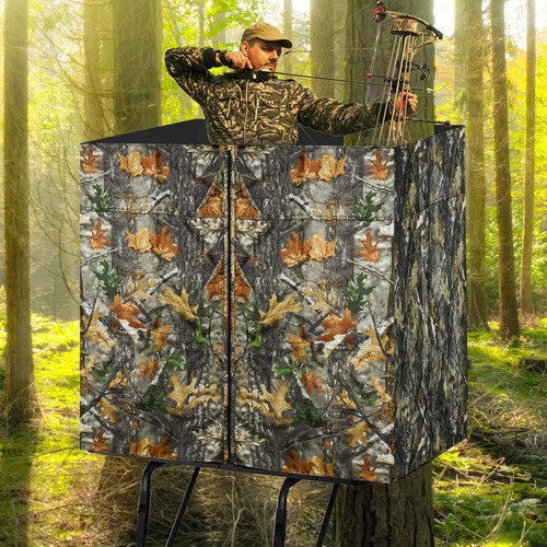 Large camouflage tree stand - camouflage,